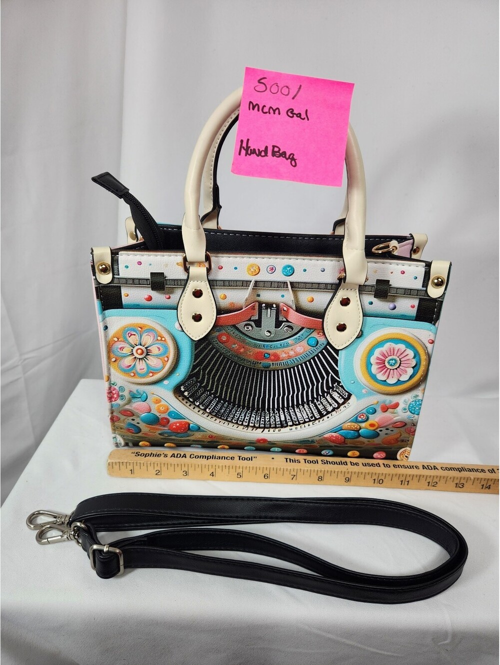 Mid Century Modern Gal Retro Typewriter Handbag - Excellent Condition
